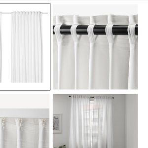 Ikea Tibast Curtains 57 x 98 (4 panels, 2 pair)